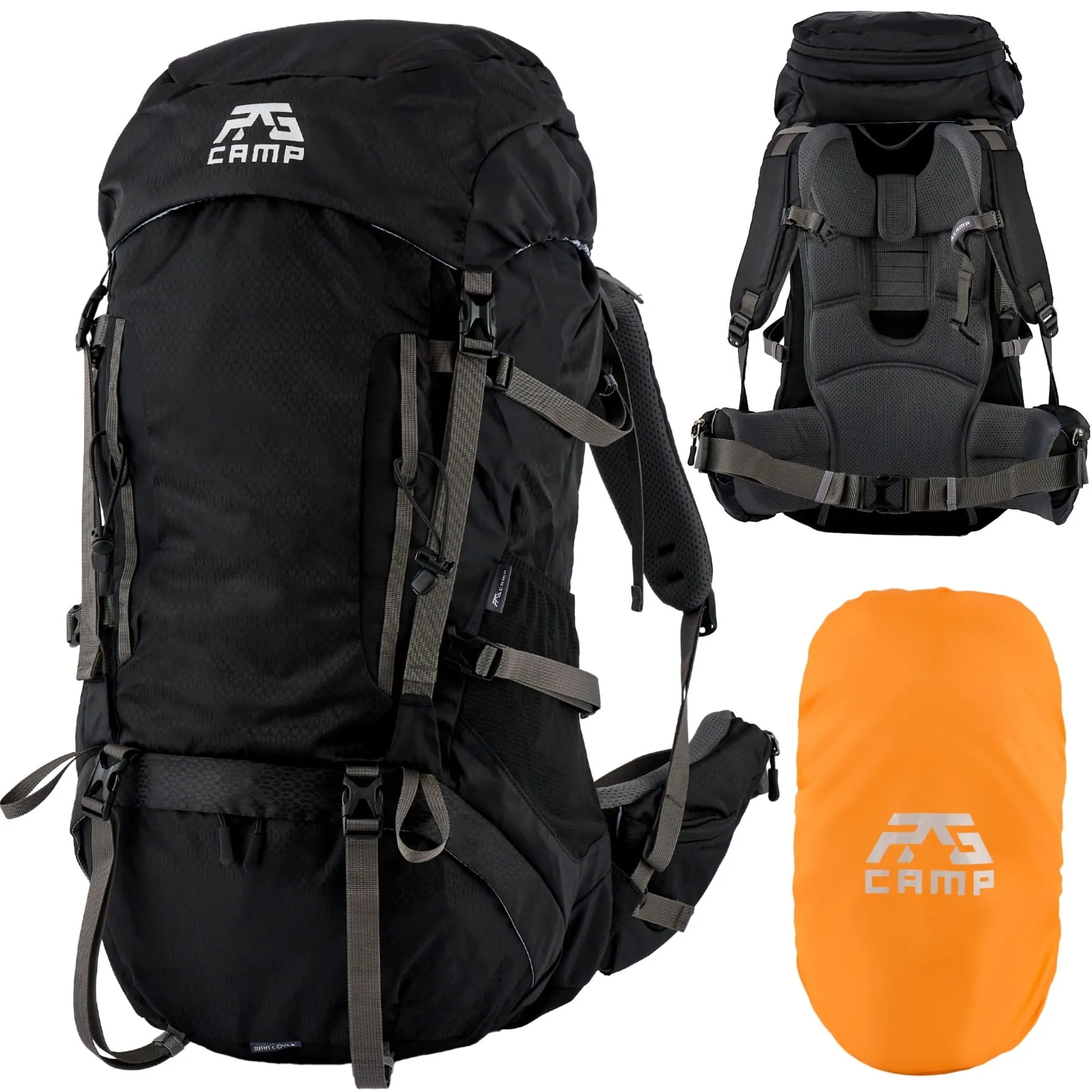 Plecak turystyczny 60L trekkingowy podróżny górski RG CAMP w góry DUŻY