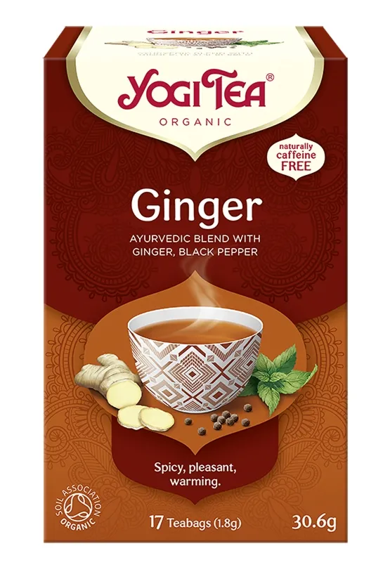 Yogi Tea Ginger 30,6 g, Smak, Ginger