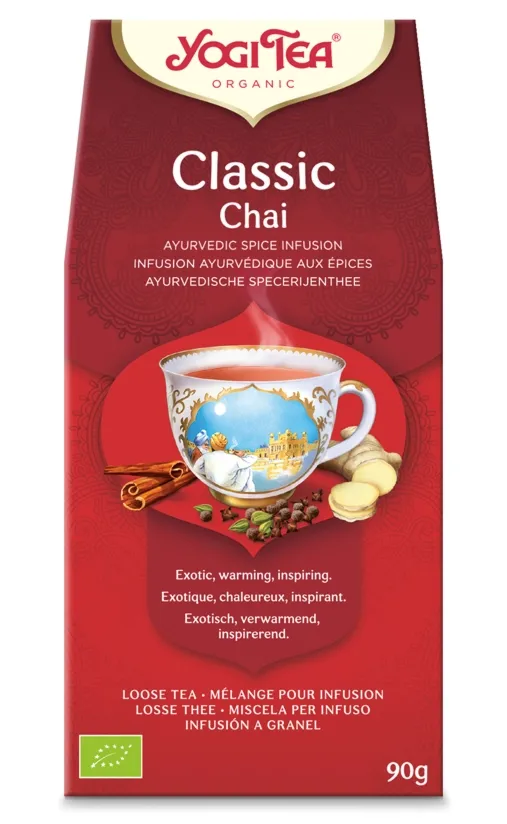 Yogi Tea Classic Chai - Sypana 90 g, Smak, Classic