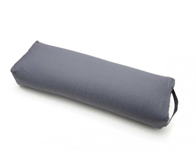 Bawełniany bolster do jogi szary