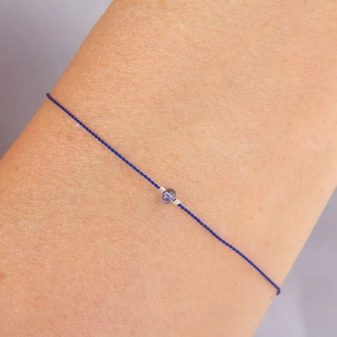 Bransoletka z iolitem - czakra gardła