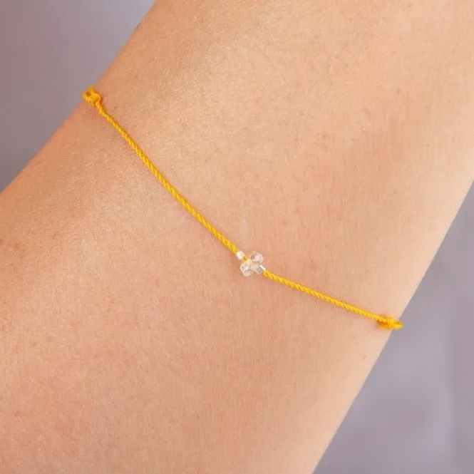 Bransoletka z imperialnym topazem - czakra splotu słonecznego