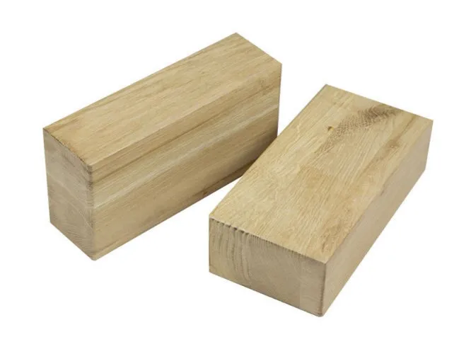 Klocek do jogi dębowy lakierowany (1 szt.)