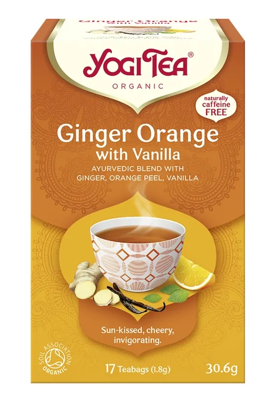 Herbata Yogi Tea Ginger Orange 30,6g
