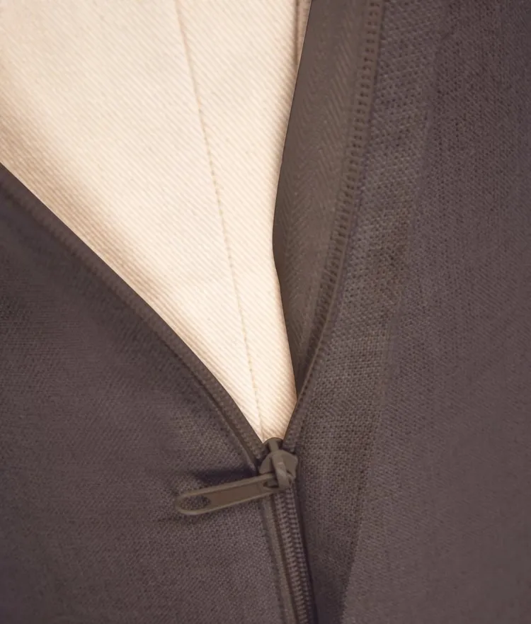 Zafu z podwójnym pokrowcem - kolor szary