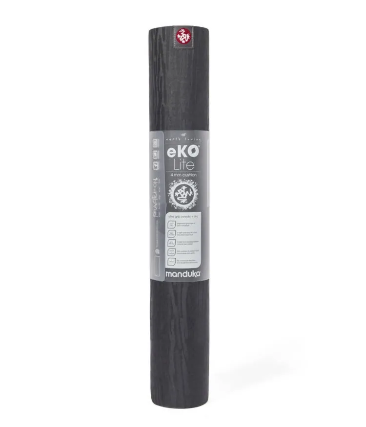 Mata do jogi Manduka eKO Lite 4mm 200 cm - Charcoal (Grey)