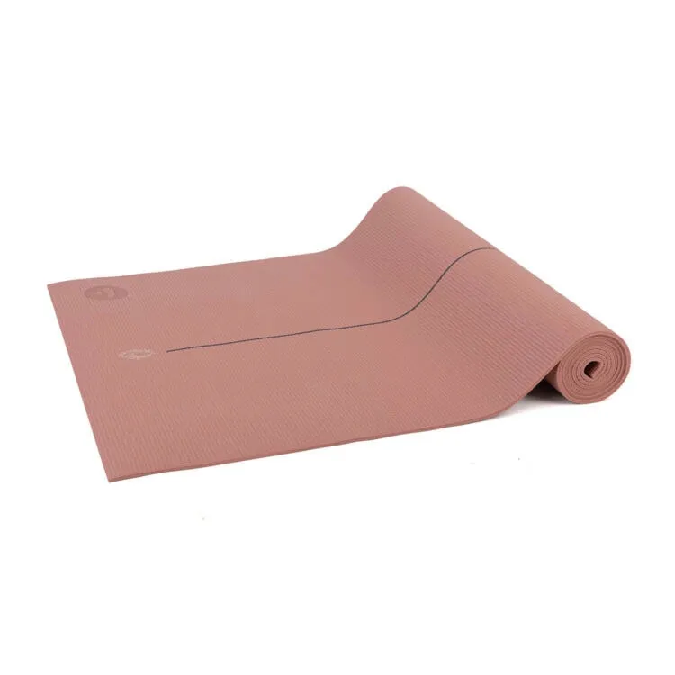 Mata do jogi Leela 4,5 mm - różowa z hamsą