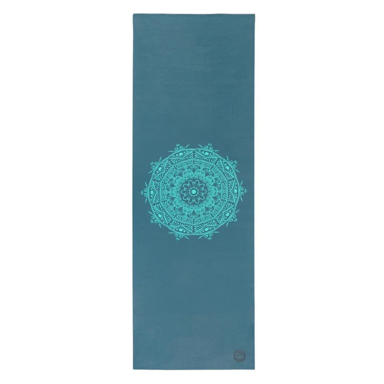 Mata do jogi Leela 4,5 mm - niebieski z mandalą