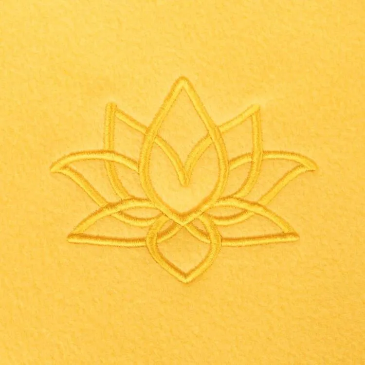 Koc do jogi ASANA - szafranowy