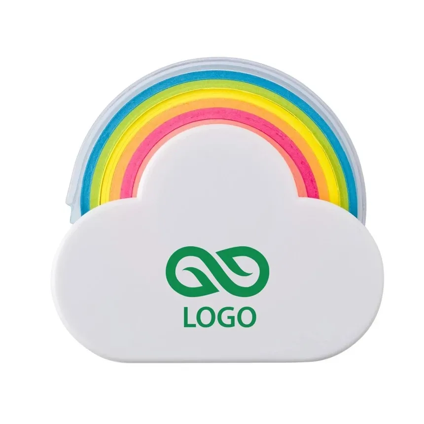 Podajnik taśmy do notatek "chmura", karteczki samoprzylepne - Biały