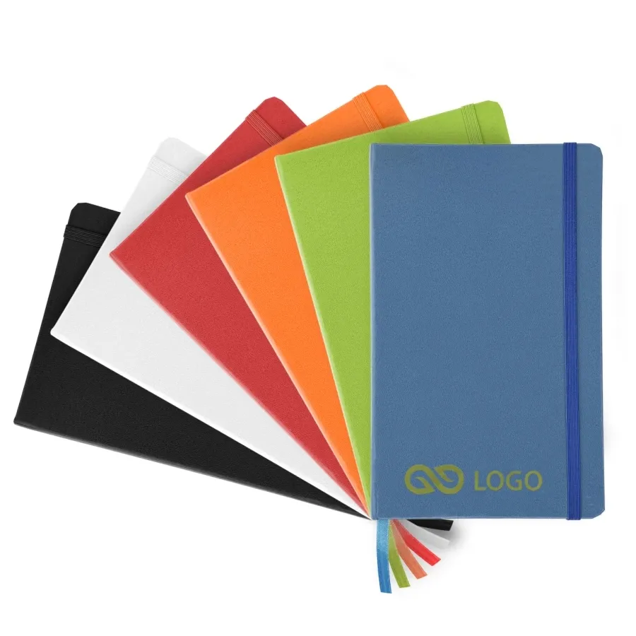 Notatnik w kratkę Asturias - Czarny