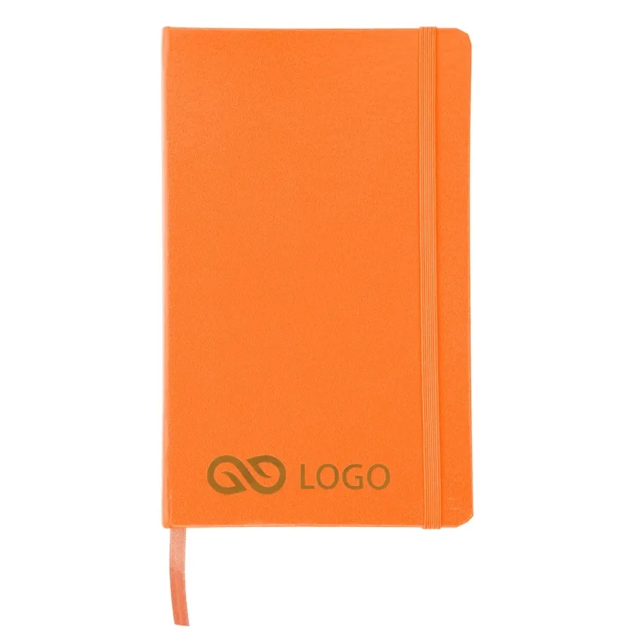 Notatnik w kratkę Asturias - Pomarańczowy