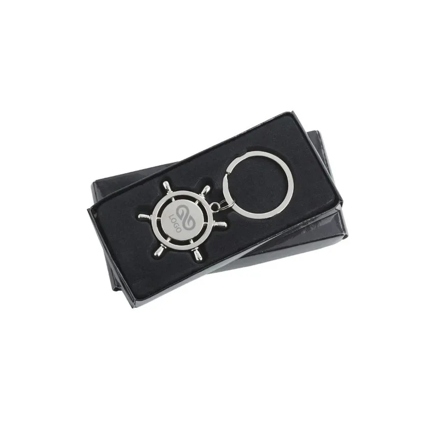 Brelok metalowy Steering Wheel - Srebrny