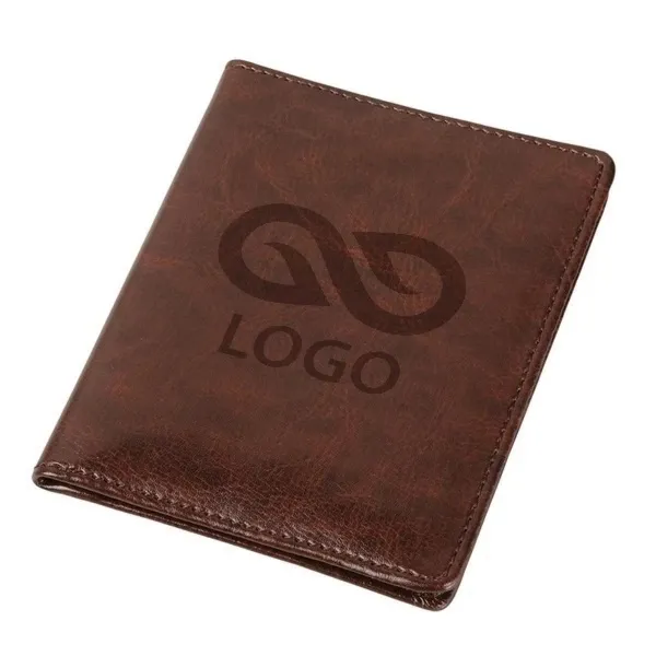 Etui na dokumenty Classic -Brązowy