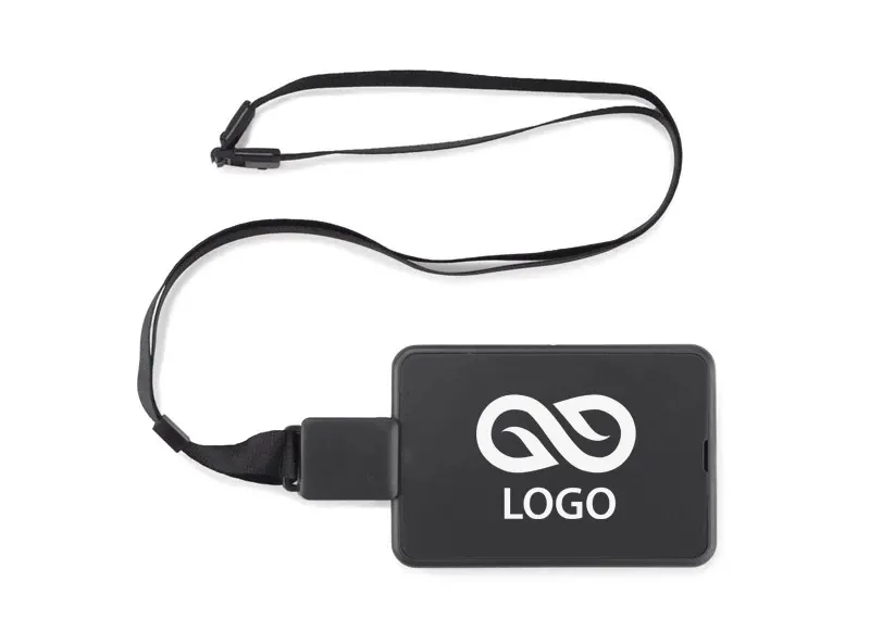 Etui na identyfikator BINO - Czarny