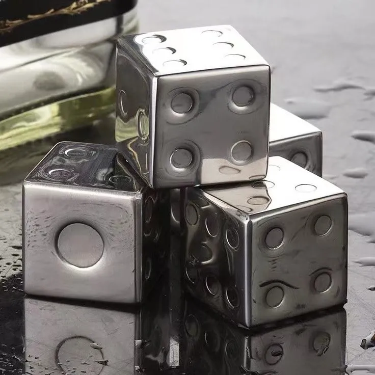 Metalowe Kostki Lodu