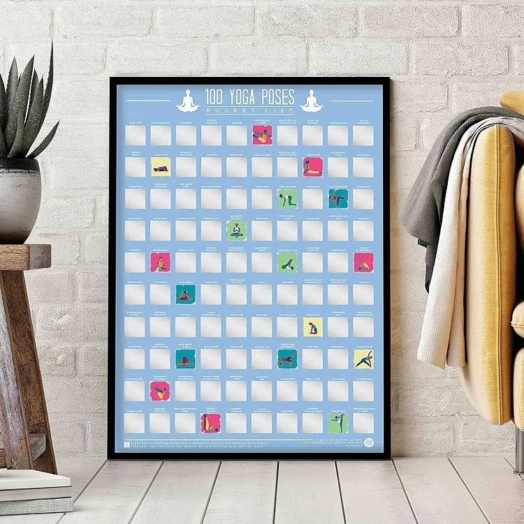 Zdrapka 100 Pozycji Jogi