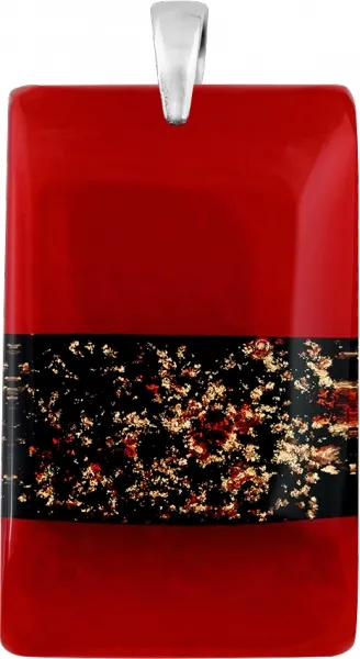 Wisior Prostokąt MURANO GLASS KO783 Kolekcja MARCHESA