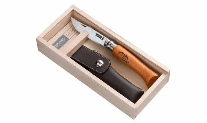 Nóż Składany Opinel No 08 Carbon Steel z etui