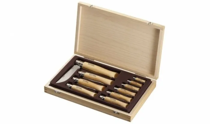 Zestaw noży Opinel Inox skrzynia No 02-12 001311