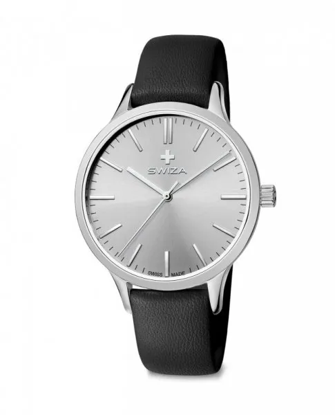 Zegarek damski Swiza Stella, Sst, grey black WAT.0631.1003
