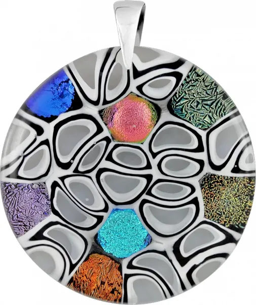 Wisior Koło MURANO GLASS M847 Kolekcja PALLONCINI