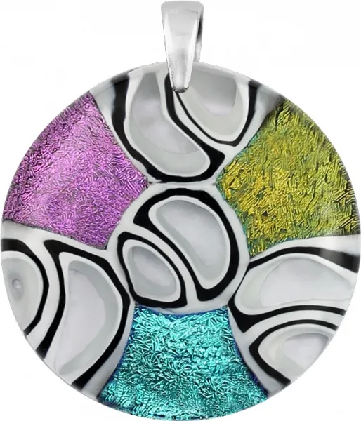 Wisior Koło MURANO GLASS KO848 Kolekcja PALLONCINI