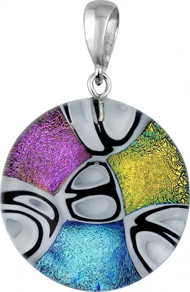 Wisior Koło MURANO GLASS MI849 Kolekcja PALLONCINI