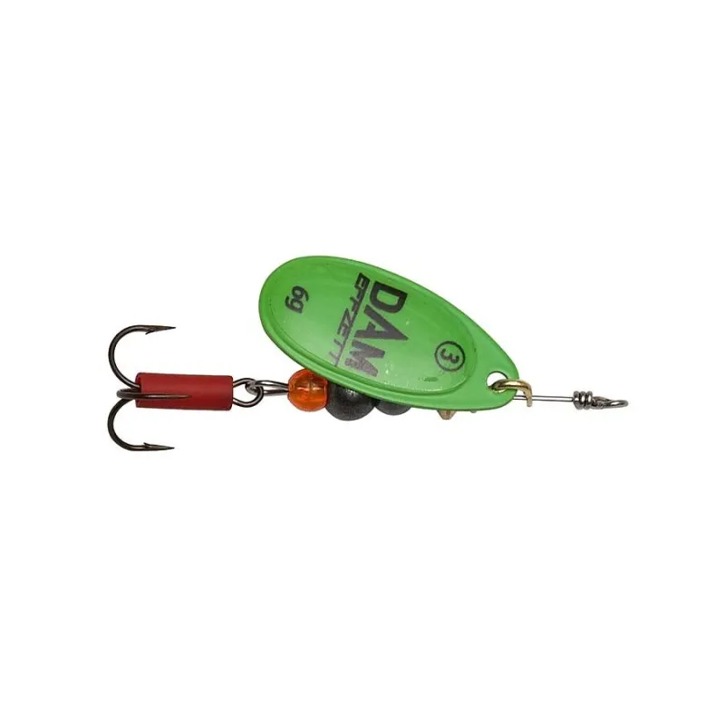 Błystka Obrotowa Dam EFFZETT FLUO SPINNER NR 5 12G GREEN 60691
