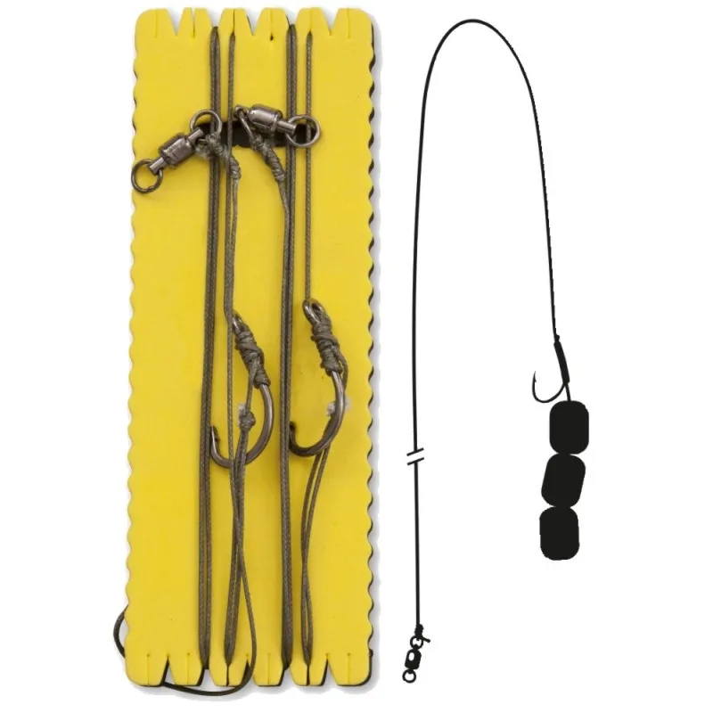 Przypon Black Cat Pellet/Chunk Krótki Włos 100cm Nr.5/0 100kg