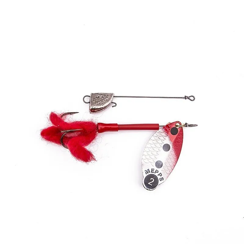 BŁYSTKA MEPPS LUSOX FLUO SREBRNY nr 2 (CZERWONY)