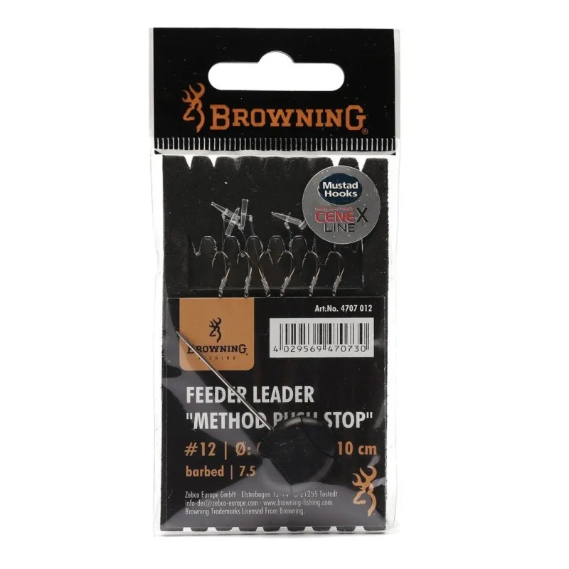Przypon Browning Feeder METHOD PUSH STOP NR.12 10CM 0.20MM 3.4KG 4707012