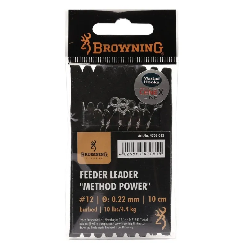 Przypon Browning Feeder Method Power Pellet Band nr 10, 10cm, 0.25mm, 5kg