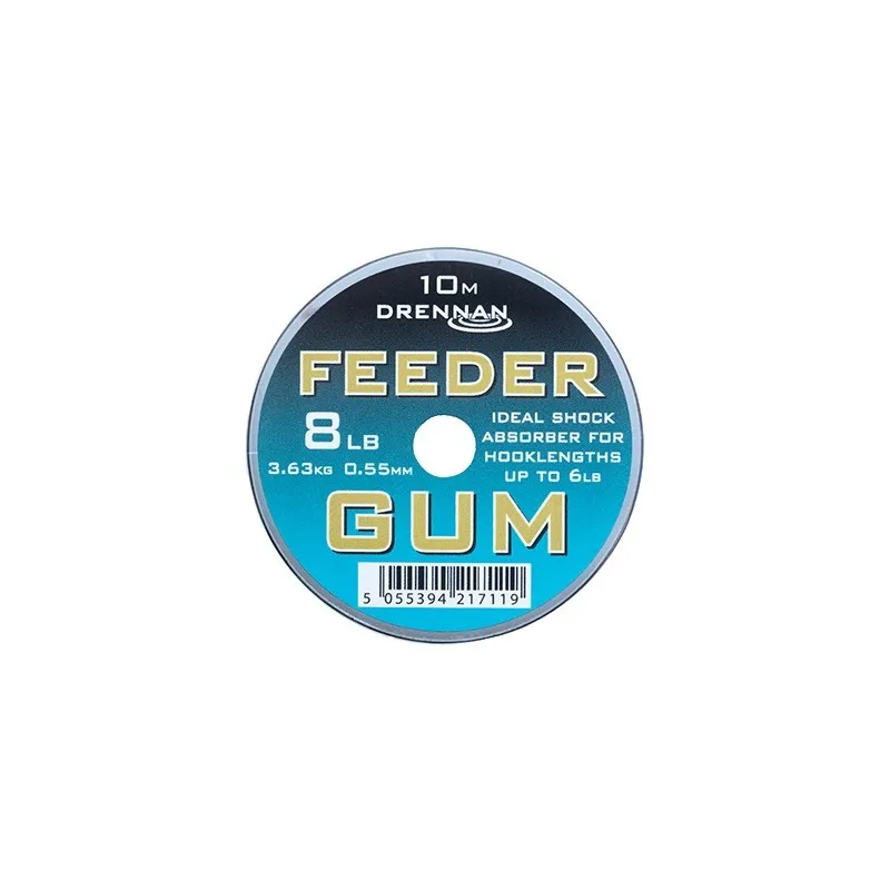 Amortyzator Drennan Feeder GUM 0.55MM 10M 3.6KG 8LB LCFG008