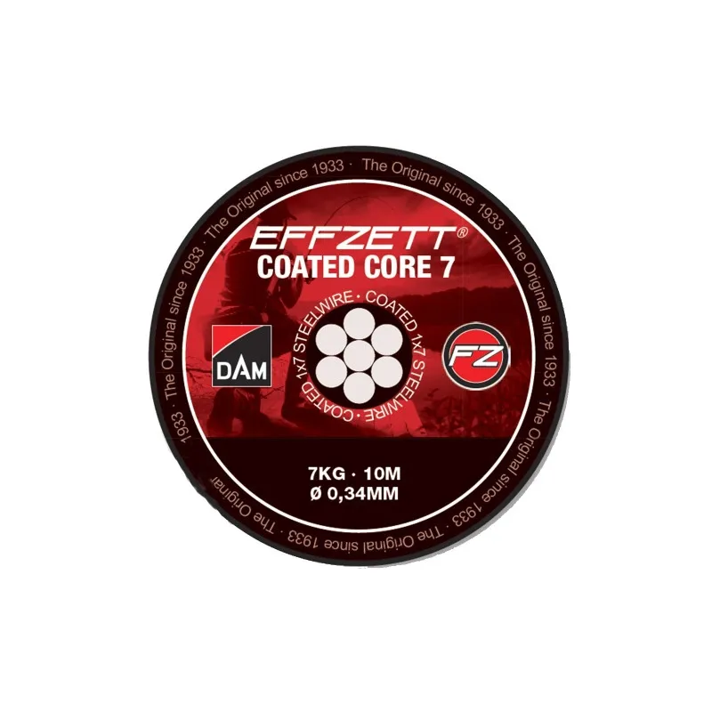 Materiał Przyponowy Effzett COATED CORE 7 0.58MM 16KG 10M 56420