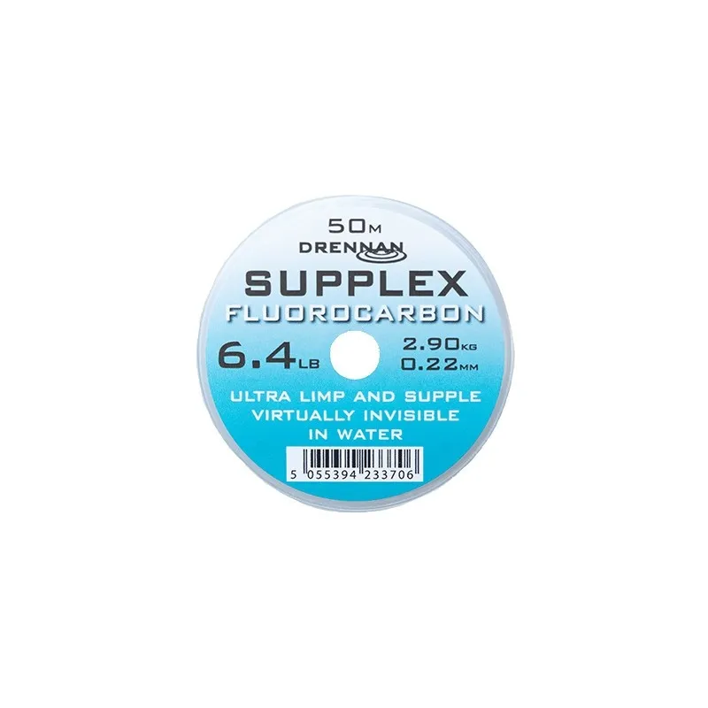 Żyłka Drennan Supplex FLUOROCARBON 0.22MM 50M 2.90KG 6.4LB LCSPXF064