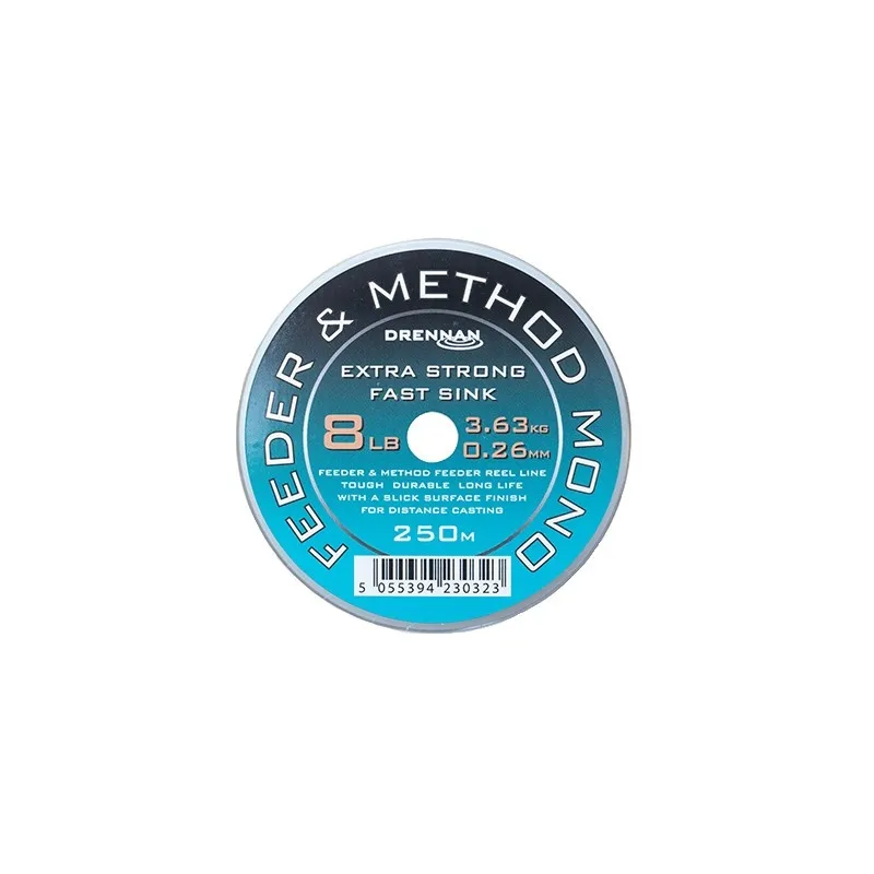 Żyłka Drennan Feeder & METHOD MONO 250M 3.63KG 0.26MM LCFMM208