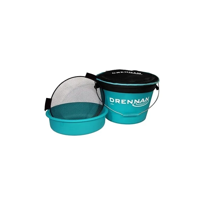 ZESTAW DRENNAN BUCKET WIADRO 25L + MISKA/SITO/POKROWIEC TGBU025