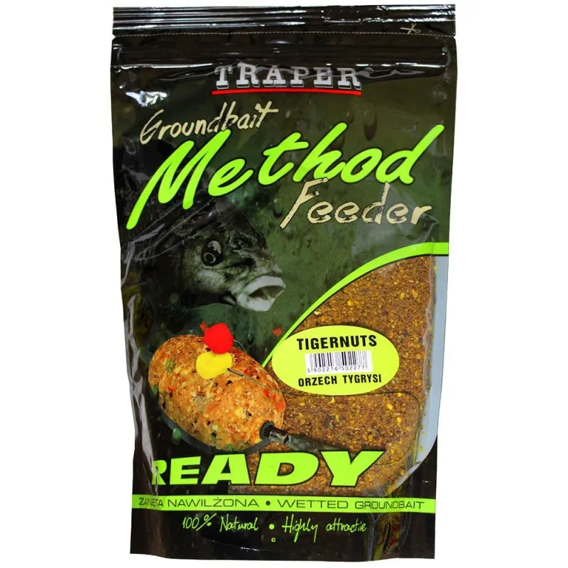 Zanęta Traper Method FEEDER READY 750G ORZECH TYGRYSI 00184