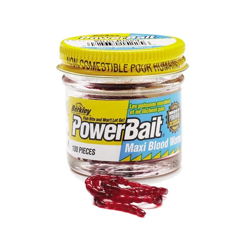 Sztuczna Ochotka Berkley POWERBAIT MAXI BLOOD WORMS DUŻA 1092475
