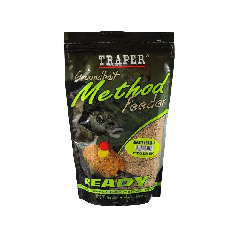 Zanęta Traper Method FEEDER READY 750G CZOSNEK 00193