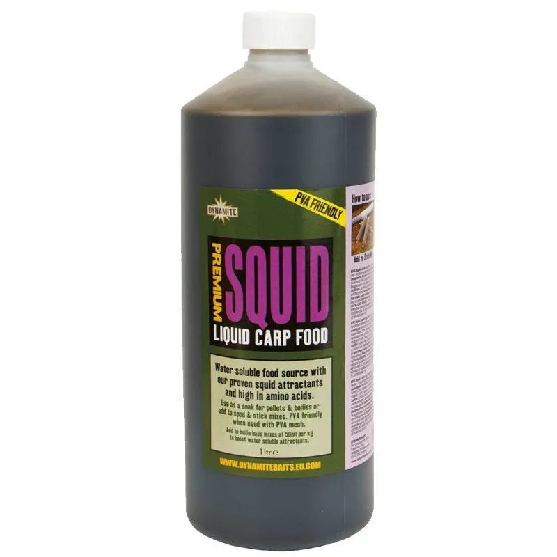 LIQUID DYNAMITE BAITS CARP FOOD SQUID 1L ADY040338