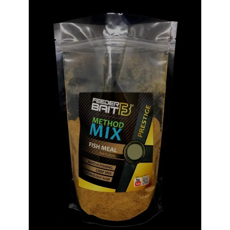 ZANĘTA FEEDER BAIT METHOD MIX PRESTIGE 800G FISH MEAL NATURAL FB25-1