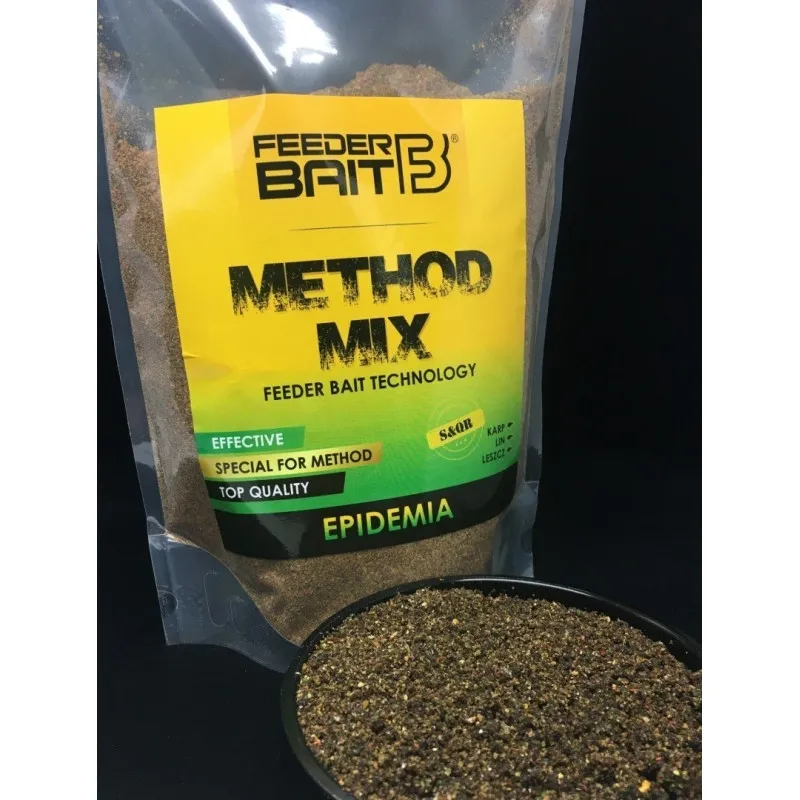 ZANĘTA FEEDER BAIT METHOD MIX 800G EPIDEMIA DARK FB9-7