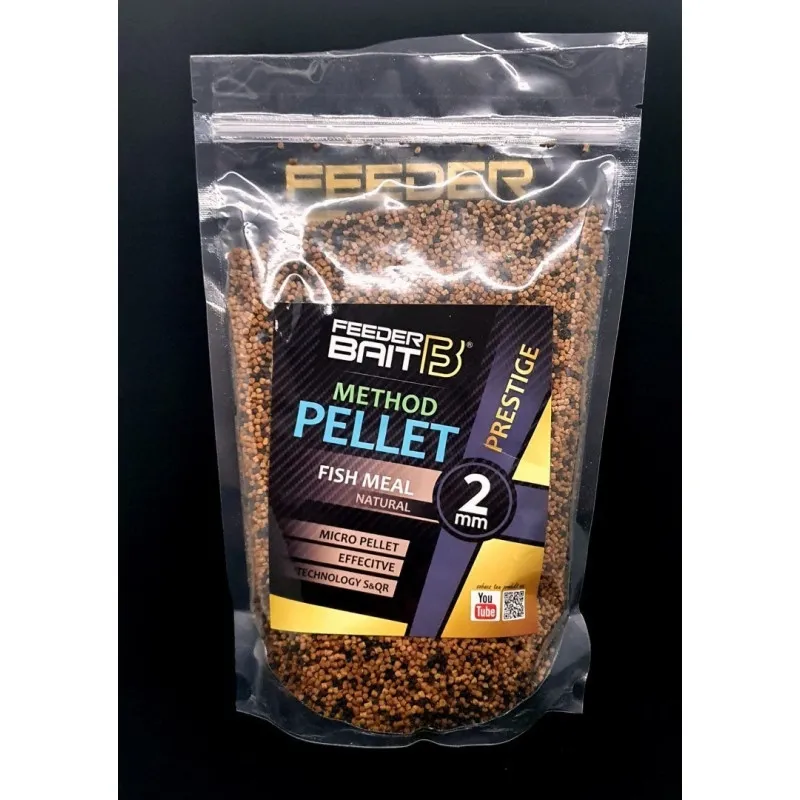 ZANĘTA FEEDER BAIT PELLET PRESTIGE 2MM 800G NATURAL FB11-9