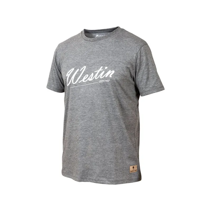 Westin Old School T-Shirt L Grey Melange