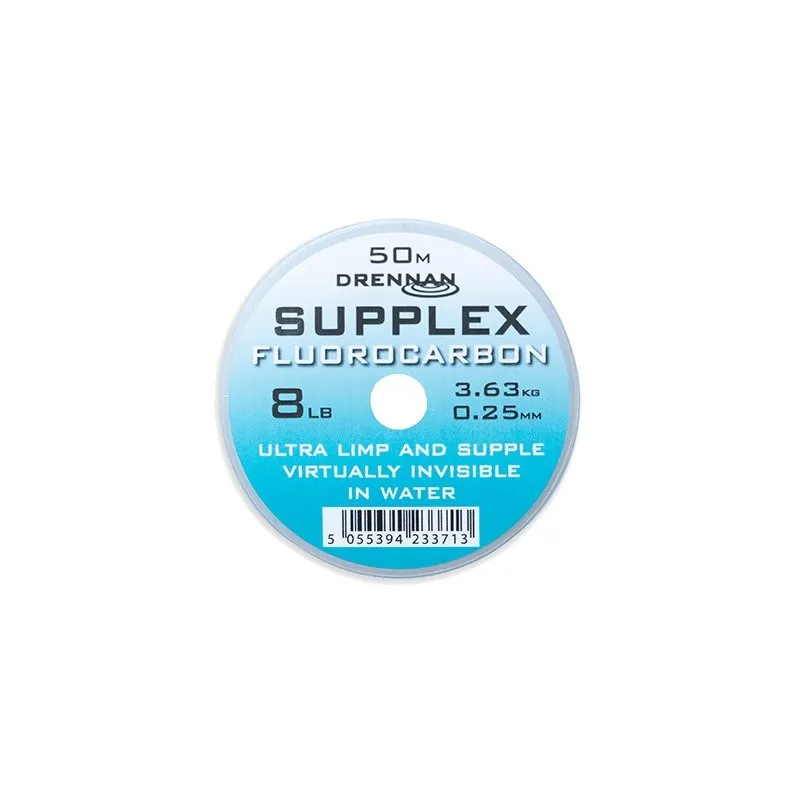 ŻYŁKA DRENNAN SUPPLEX FLUOROCARBON 0.25MM 8LB LCSPXF080