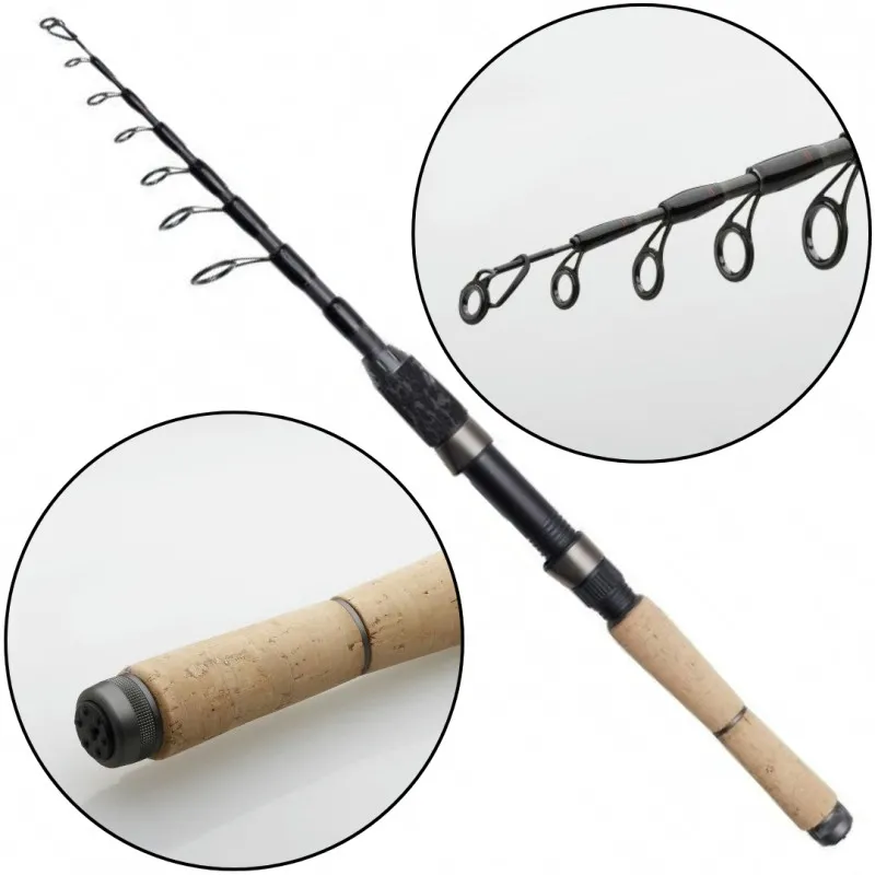 Wędka DAM SHADOW TELE MINI SPIN 8' 2.40M 7-30G 9SEC 138G 50CM