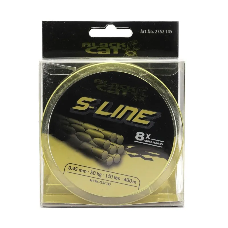 PLECIONKA BLACK CAT S-LINE 0.55MM 450M 70KG ŻÓŁTA 2352155