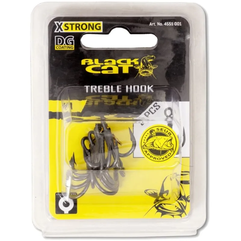 KOTWICA BLACK CAT TREBLE HOOK NR.2/0 4551200